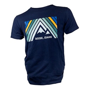 Boise, Id Tee Hiker On Idaho Mountains - main view