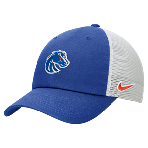 Boise State Hat Soft Mesh/Adj Small Royal Bronco Center Royal - main view