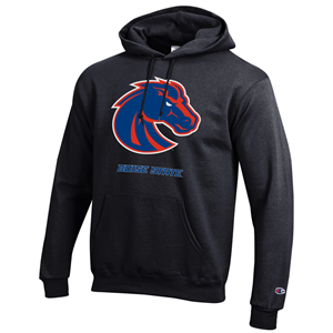 Boise State Hood Bronco Over Wordmark