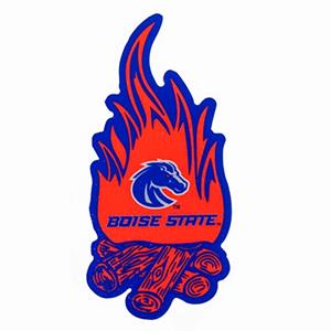 Boise State Decal Logo In Campfire - main view