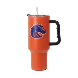 Boise State 40 oz Powder-Coat Tumbler with Handle - Bronco Logo by Logo Brands - main view
