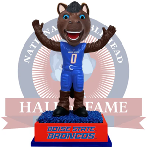 15- Boise State Bobblehead - Buster on Blue Turf by National Bobblehead Hall of Fame - main view