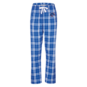 Boise State Women’s Flannel Pants, Embroidered Logo by Boxercraft - main view