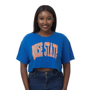 Boise State Women Crop Tee Stretched Boise State - main view