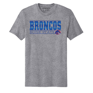 Boise State Tee Broncos In Lines Over Logo (Value) by CI Sport - main view
